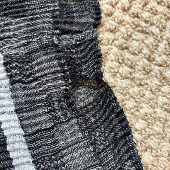 Ladies Echo Brand Ribbed Lightweight Striped Infinity Scarf - Picture 8 of 9